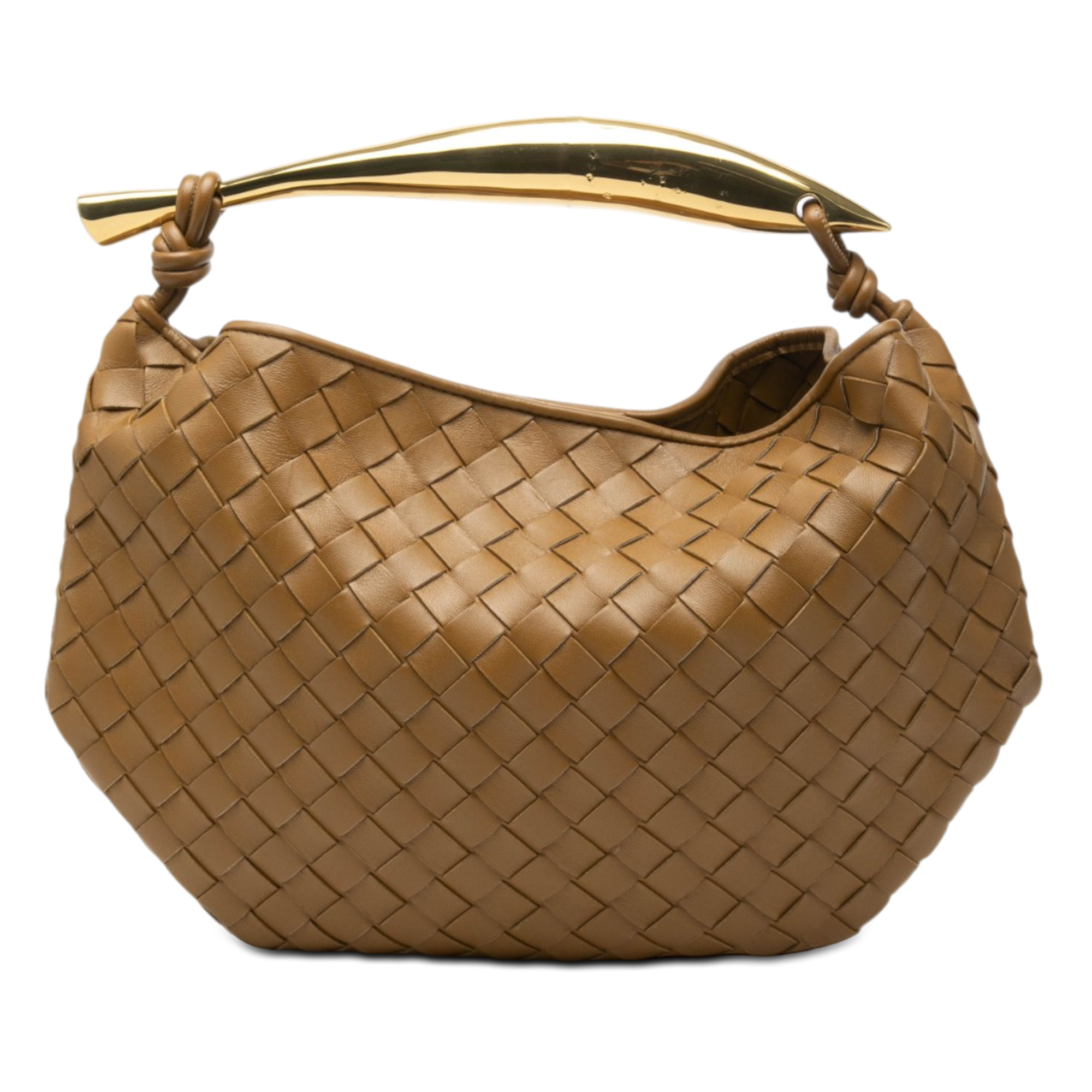 Pre-Loved Bottega Veneta Lambskin Intrecciato Sardine Satchel
